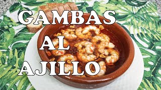 Cómo hacer Gambas al ajillo  Tapa española [upl. by Eerased252]