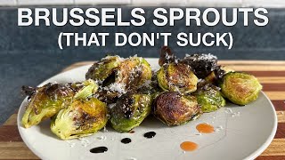 Bacon and Balsamic Brussels Sprouts  You Suck at Cooking episode 154 [upl. by Waynant213]