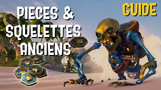 Comment trouver des Squelettes Anciens   SEA OF THIEVES [upl. by Neesay]