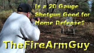 Is a 20 Gauge Shotgun Good for Home Defense  TheFireArmGuy [upl. by Brownson]