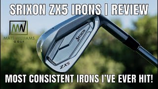 SRIXON ZX5 IRONS  TALK ABOUT CONSISTENCY  FULL REVIEW [upl. by Flavius]