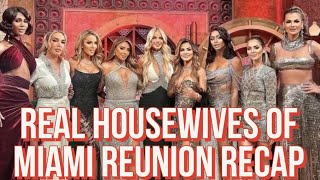 RHOM  Real Housewives Miami S5 Reunion Pt 2 RECAP [upl. by Akived]