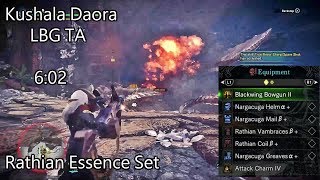 【MHWI】MR5☆ Kushala Daora クシャルダオラ LBG Ta Rules  Claw ¤602¤ [upl. by Rawna]