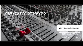 Korg Soundlink MW2408 MW1608 Mixer Detailed Review [upl. by Adella]