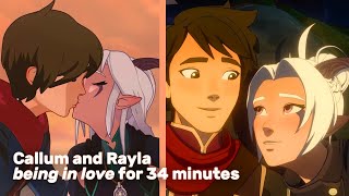 Callum and Rayla being in love for 34 minutes  The Dragon Prince S15 [upl. by Kahler810]