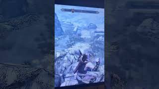 Skyrim how to get your destruction to 100 2 mins [upl. by Helsa]