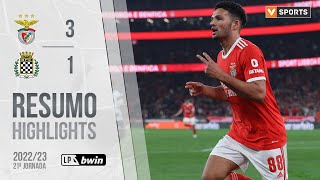 Highlights  Resumo Benfica 31 Boavista Liga 2223 21 [upl. by Norok797]