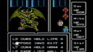 Final Fantasy 1 Final Boss NES [upl. by Sheelagh]