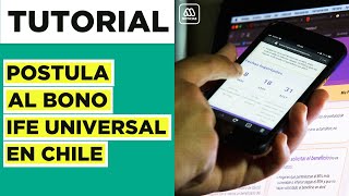 IFE Universal Tutorial para inscribirse y postular al BONO en Chile [upl. by Fanya920]