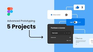 Figma Variables amp Advanced Prototyping  Crash Course [upl. by Moonier387]