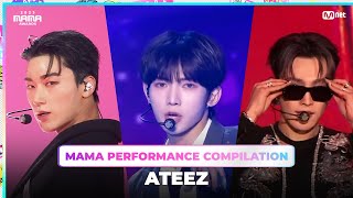 2023MAMA ATEEZ 에이티즈 MAMA PERFORMANCE COMPILATION 2023 MAMA 수상자 역대 마마 무대 모아보기 [upl. by Slinkman]