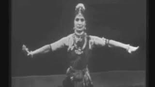 A Rare clip of Great dancer Shanta Rao disciple of Pandanallur Guru Meenakshi Sundaram Pillai [upl. by Marty652]