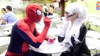 SPIDER MAN vs BLACK CAT Real Life Superhero Movie TheSeanWardShow [upl. by Lilian]