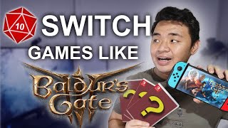 10 Nintendo Switch Games Like Baldurs Gate 3 [upl. by Jemma]