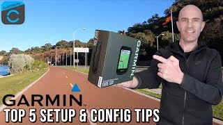 Garmin EDGE Cycling GPS Top 5 Setup amp Configuration Tips [upl. by Atteyek614]