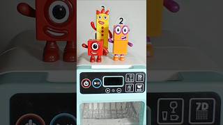 Satisfying Dishwasher Cleaning Numberblocks  ASMR Toy Washing Fun numberblocks dishwasher toys [upl. by Lisetta]