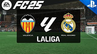 FC 25  Valencia vs Real Madrid  La Liga 2425  PS5 Full Match [upl. by Neve70]