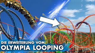 Der Ausbau vom Olympia Looping mit 9 Überschlägen  Ride History [upl. by Dibrin]