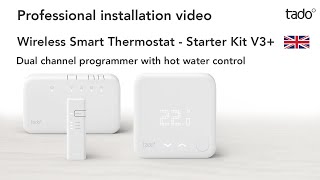 tado° Professional installation video  Wireless Smart Thermostat  SampY plan [upl. by O'Grady]