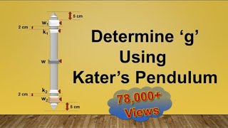 Katers Pendulum with Full Explanation  Practical File [upl. by Pahl]