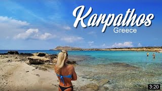 Karpathos Island  Greece  the most beautiful [upl. by Jermaine478]