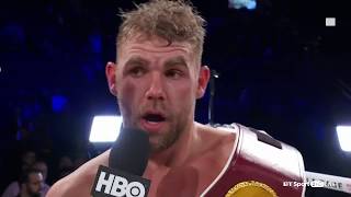 Billy Joe Saunders schools David Lemieux and then calls out Gennady quotGGGquot Golovkin [upl. by Snyder]