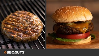 Grilled Veggie Burger Recipe with Black Beans Chickpeas amp Roasted Vegetables  BBQGuys [upl. by Chappie]