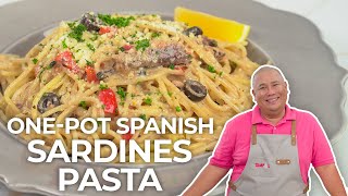 OnePot Spanish Sardines Pasta  SIMPOL  CHEF TATUNG [upl. by Notelrahc4]