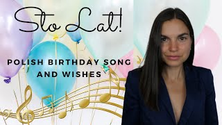 STO LAT How to sing Happy Birthday in Polish [upl. by Cosmo628]