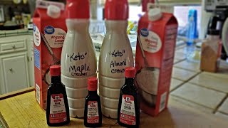 KETO COFFEE CREAMER  Easy amp Homemade [upl. by Nonad]