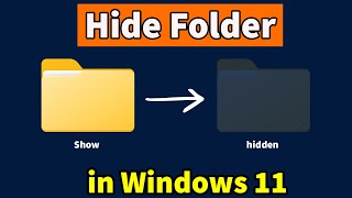 How to Hide Folder in Windows 11 [upl. by Schulz179]