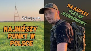 Najniższy punkt w Polsce z plecakiem Raccoon Mk2 [upl. by Aicertal522]