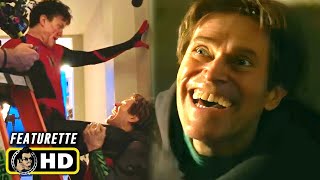 SPIDERMAN NO WAY HOME 2021 Filming the Green Goblin Fight HD Willem Dafoe [upl. by Ameer]