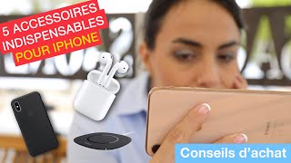 iPhone  5 accessoires INDISPENSABLES pour iPhone 8XXSXR [upl. by Leerzej78]