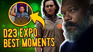 The BEST Moments From D23 Marvel Studios Panel  Geek Culture Explained [upl. by Loy]