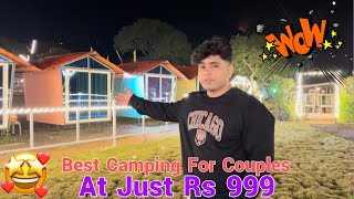 CAMPING IN LONAVALA FOR COUPLES  LUXURY CAMPING AT JUST RS 999  SOLO TRIP  VLOG  SAIF SAYYED [upl. by Doowrehs]