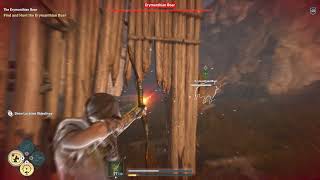 I CHEESED the erymanthian boar in AC Odyssey despite terrible aim [upl. by Neelrad]