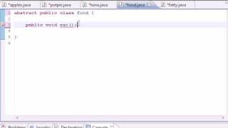 Java Programming Tutorial  58  Abstract and Concrete Classes [upl. by Edroi730]