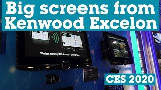 CES 2020 10inch screens from Kenwood Excelon  Crutchfield [upl. by Bolitho456]