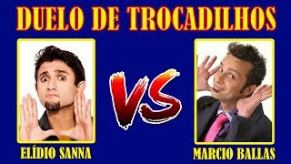 DUELO DE TROCADILHOS  ELÍDIO VS BALLAS [upl. by Ynnek413]