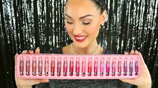 Clinique Chubby Stick Lip Swatch Video  20 Colors [upl. by Boeschen]