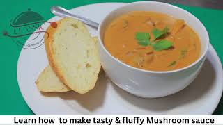 Cuisines Style of Cooking  Mushroom Sauce  Full Course Available on Prime Learn App [upl. by Ilocin]