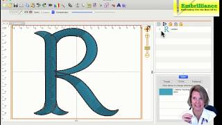 Changing the stitch type of selected satin stitches [upl. by Eseneg]