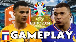 EURO 2024  NETHERLANDS vs FRANCE  LIVE GAMEPLAY 🇳🇱 🇫🇷 [upl. by Pompei]