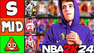 BEST POINT GUARDS TIER LIST NBA 2K24 MyTEAM [upl. by Athey]