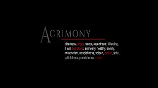 ACRIMONY PARODY TRAILER [upl. by Eidnas]