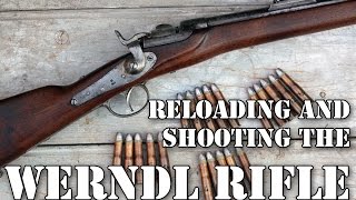 Shooting and reloading  the 1867 Werndl rifle in action [upl. by Kristyn]