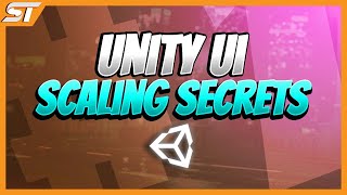 How To Scale Unity UI Across All Resolutions Scaling Secrets [upl. by Aihsenot726]