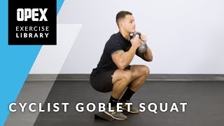 Cyclist Goblet Squat  OPEX Exercise Library [upl. by Kushner707]