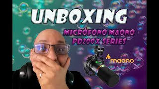 UNBOXING MAONO MICROFONO BUENO BONITO Y BARATO PARA STREAMERS [upl. by Swen256]